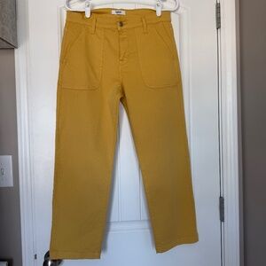 Kenzie Mustard Yellow Cropped Pants Size 6